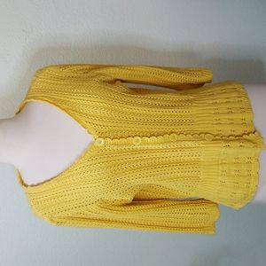 Notations Vintage Babydoll Cardigan L